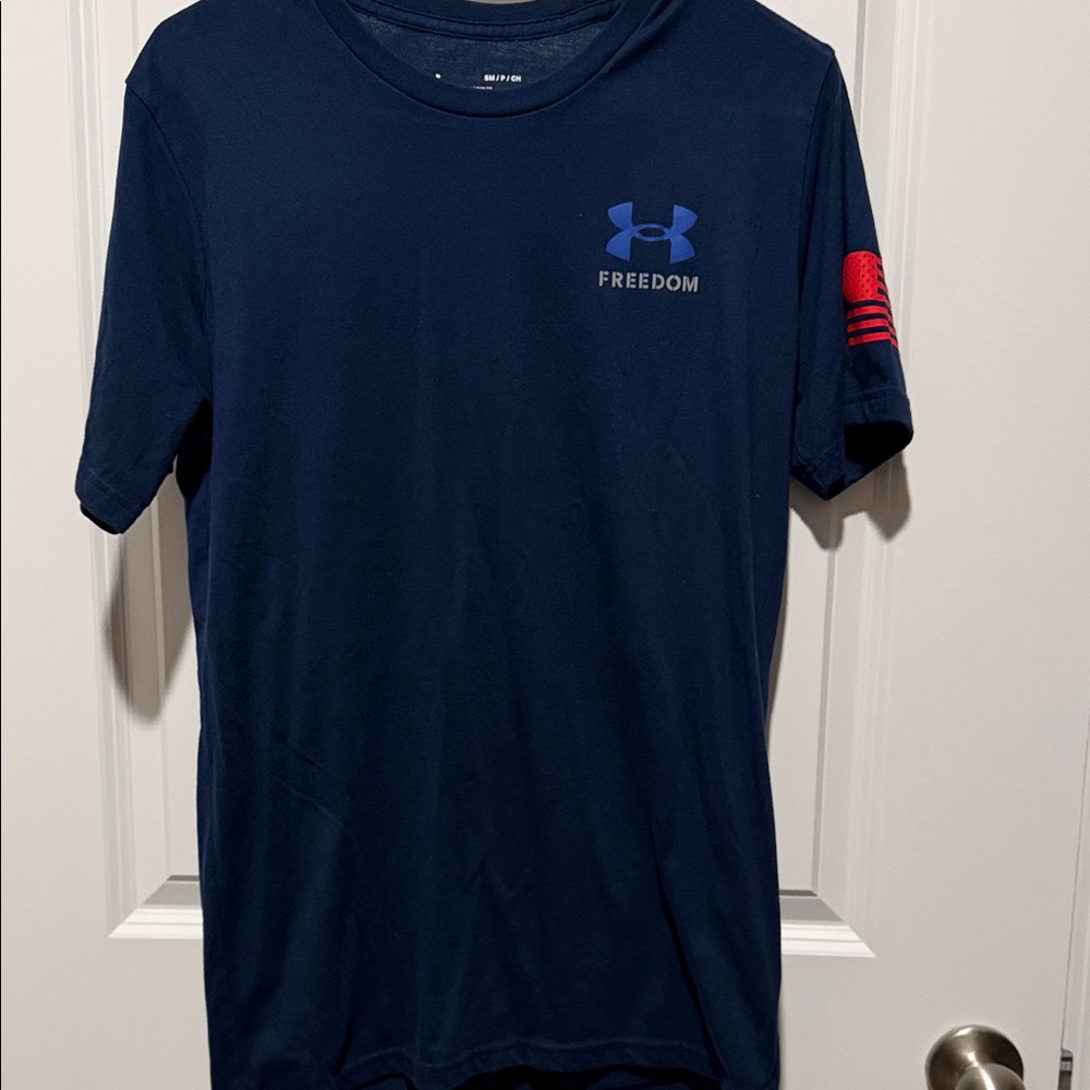 Under Armour Men's Navy Freedom Short Sleeve Tee